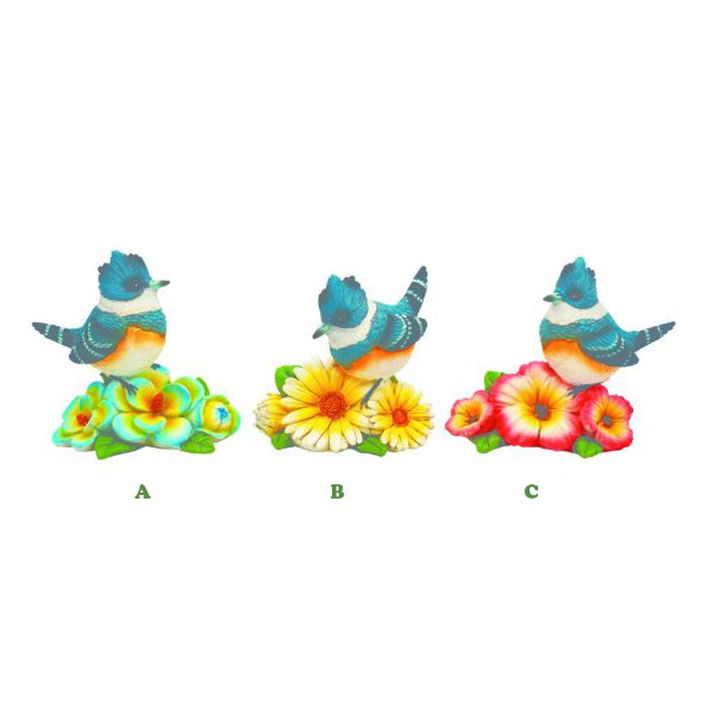 Transpac, Woodpecker on Flower, Assorted & Sold Separately