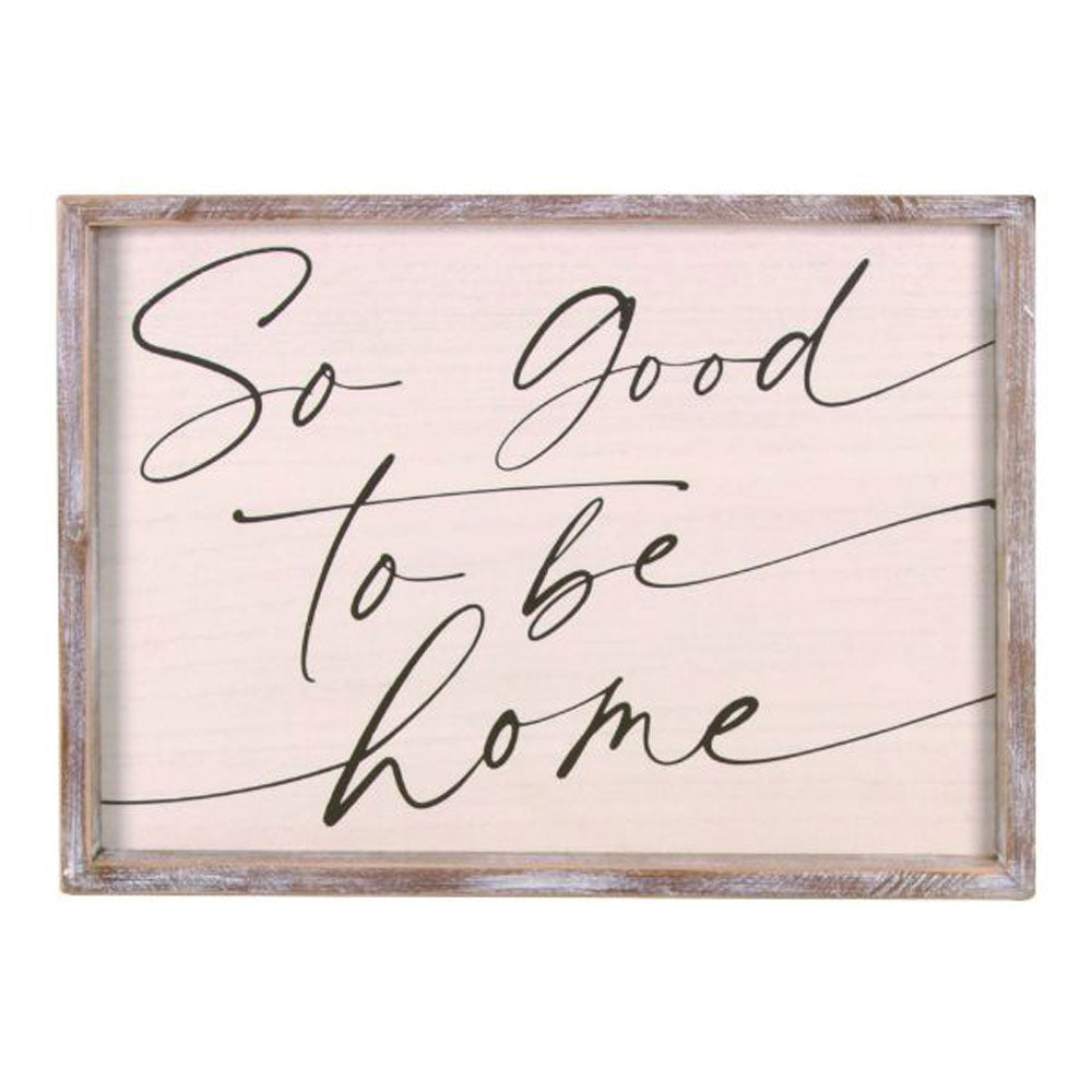 Transpac, "So Good To Be Home", Wall Decor