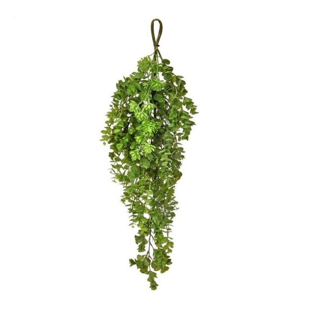 Regency, Natural Touch Eucalyptus & Succulent Teardrop, 31"