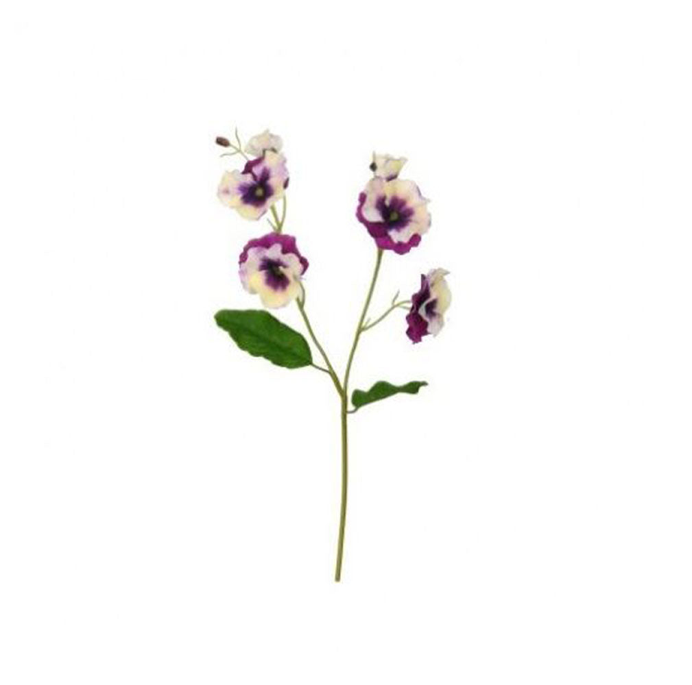 Regency, Just Cut Pansy Spray, Yellow Purple, 15"