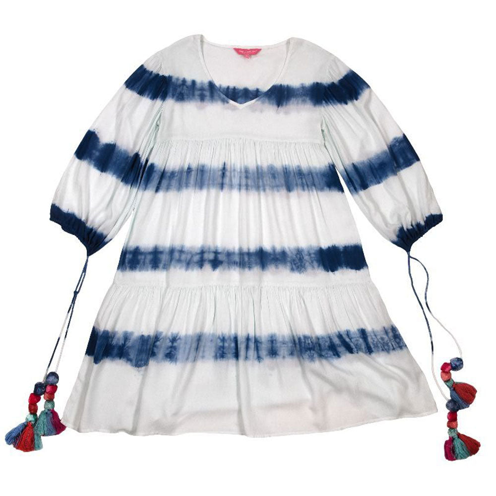 Simply Southern, Tassel Dress, Blue