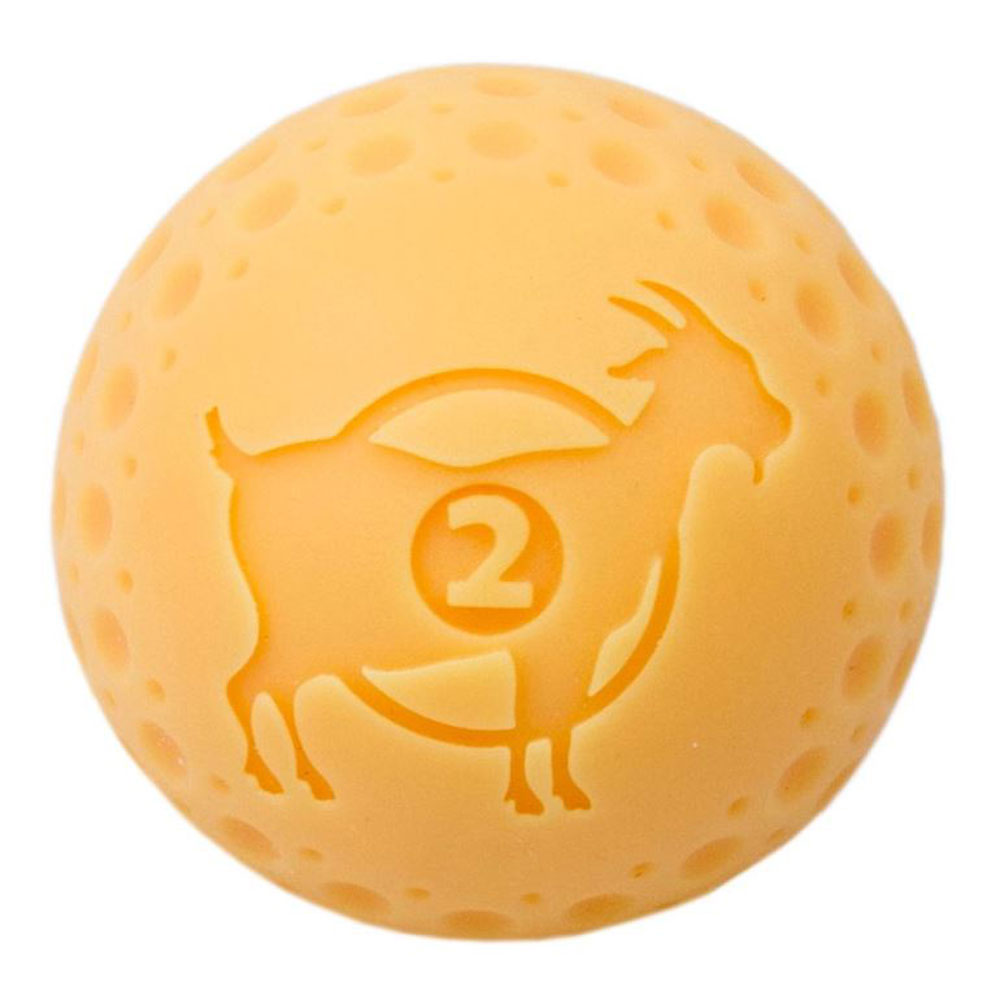 Tall Tails, Goat ball, Yellow, 2"