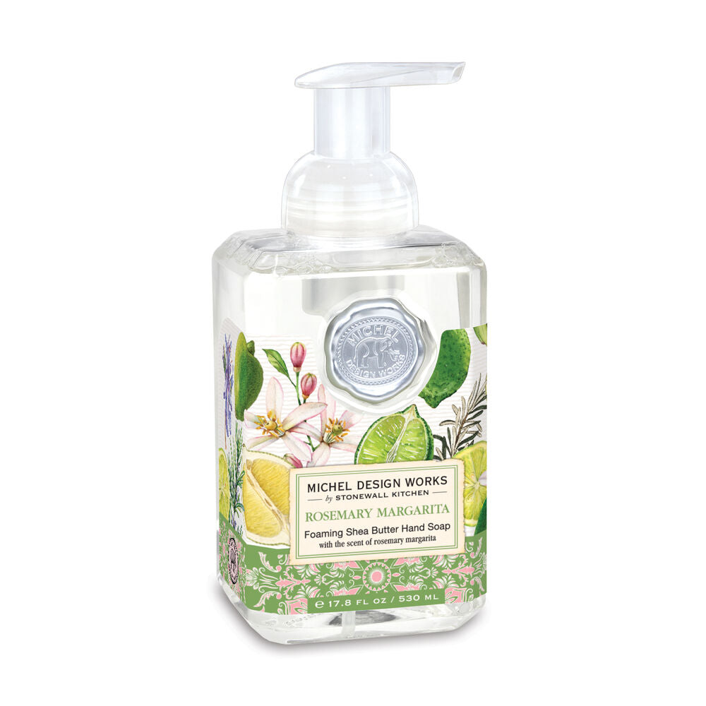 Michel Design Works, Rosemary Margarita Foaming Soap, 17.8 oz.