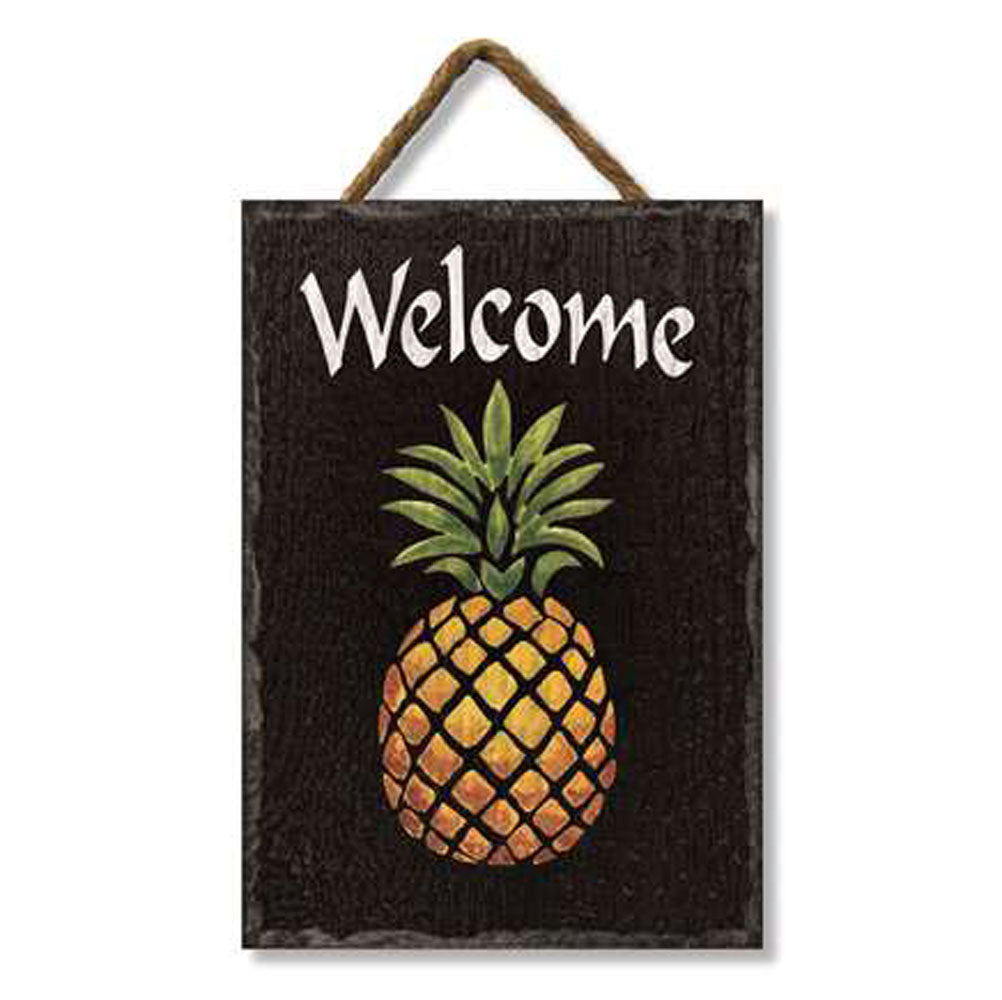 My Word, Pineapple Welcome Slate Impression