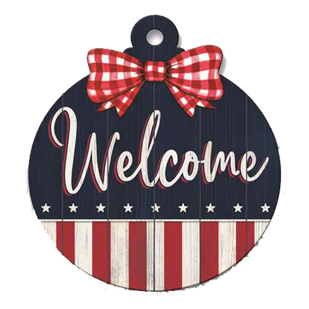 My Word, Welcome Patriotic Adoornament