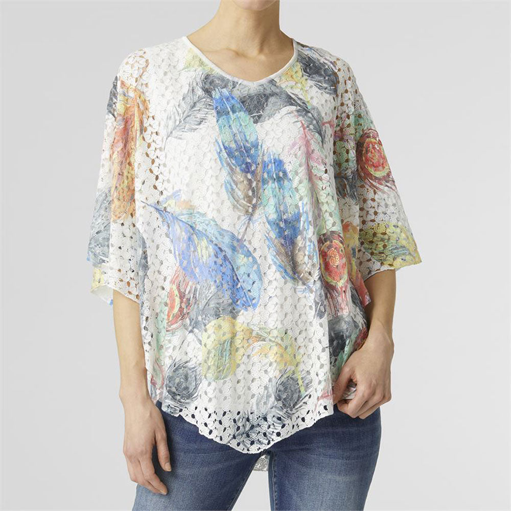 Coco + Carmen, Sweater Poncho W/Tank