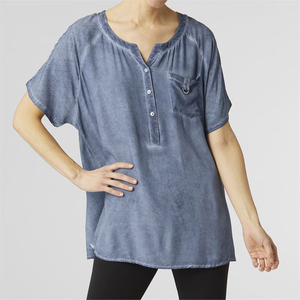 Coco + Carmen, Dottie Washed Oversized Raglan Top