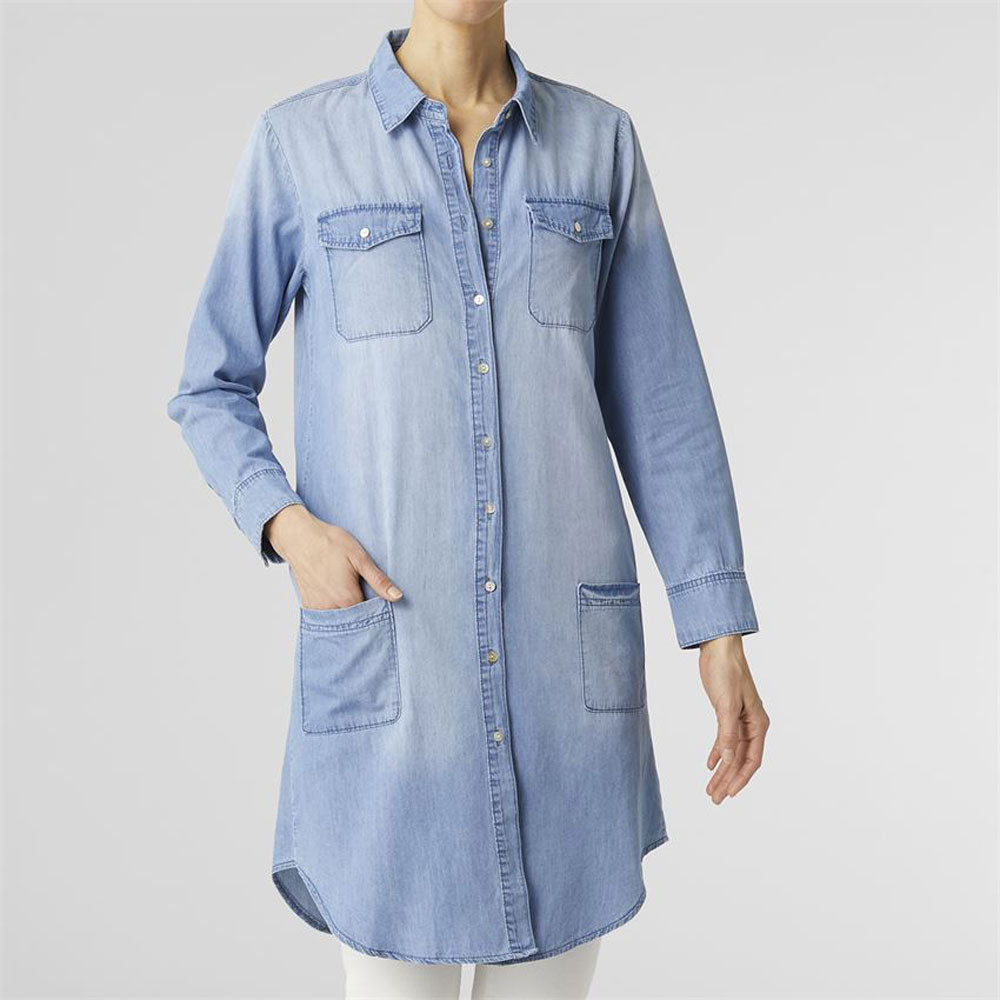 Coco + Carmen, Eastwood Chambray Denim Tunic Dress
