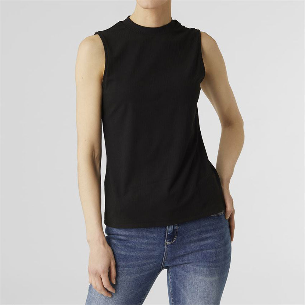 Coco + Carmen, Mackenna Mock Neck Ribbed Tank