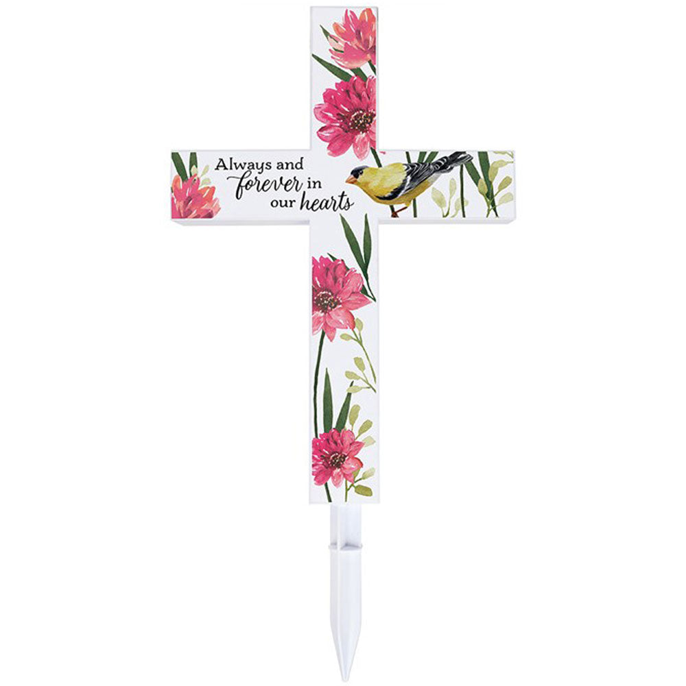 Carson, Always & Forever Solar Cross Stake