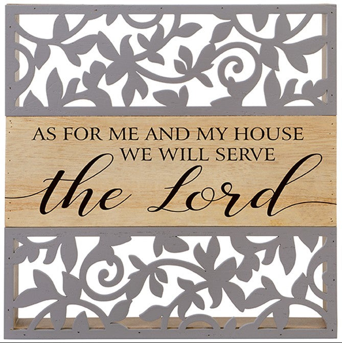 Carson, Serve the Lord Cutout Sitter