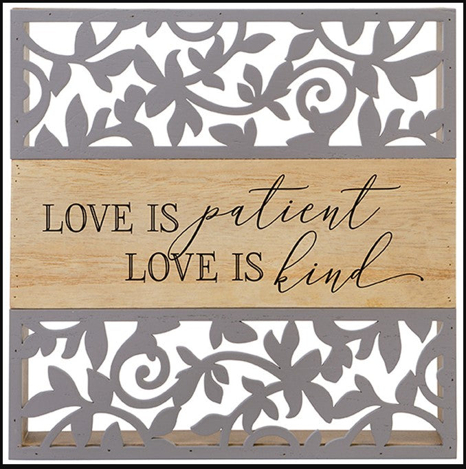 Carson, Love is Patient Cutout Sitter