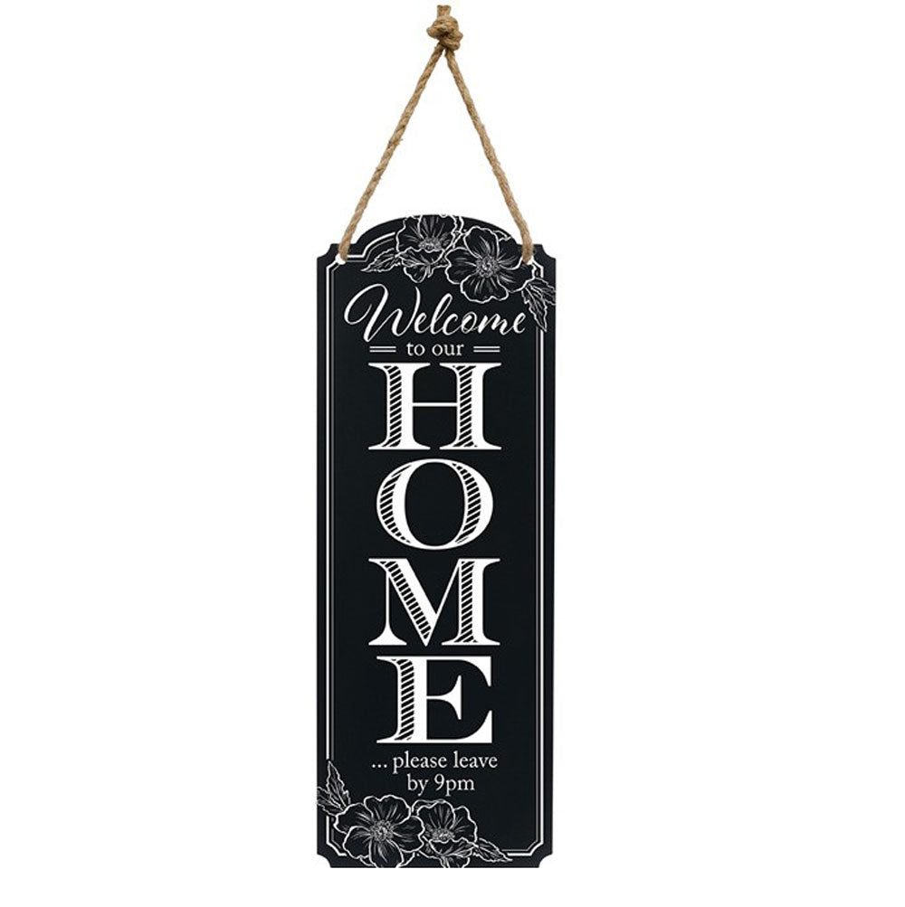 Carson, Please Leave Metal Wall Decor