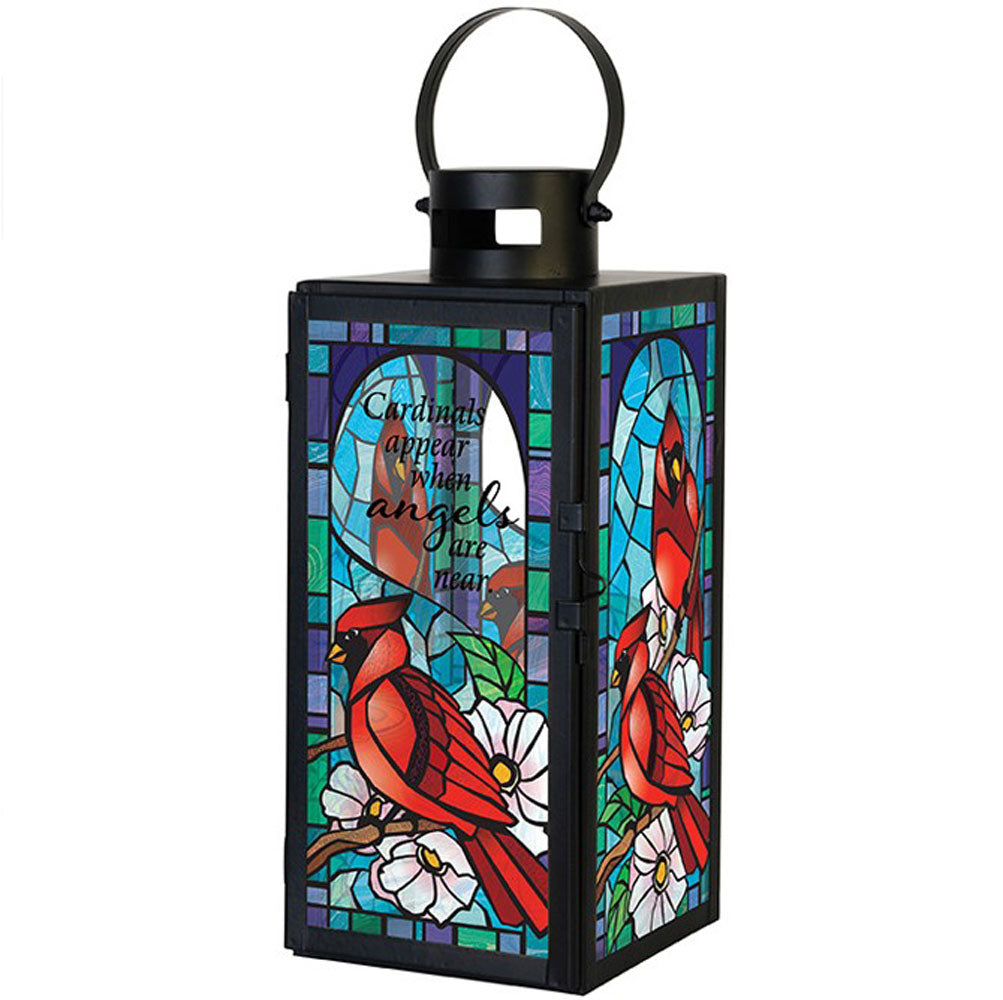 Carson, Cardinals Appear Stained Glass Lantern