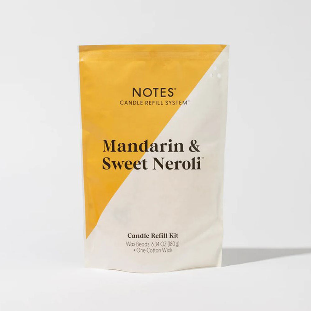 Notes, Mandarin & Sweet Neroli Candle Refill Kit, 6.34 oz.