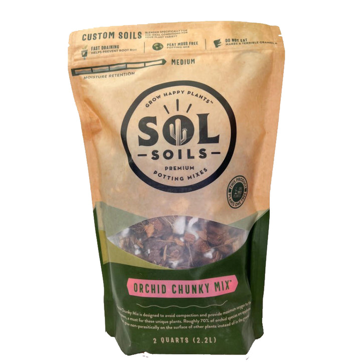 Sol Soils, Orchid Chunky Mix, 2 Qt