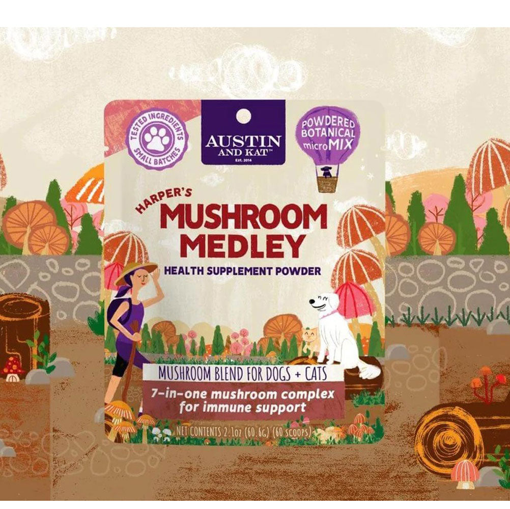 Austin & Kat, Mushrooms Medley, 60G