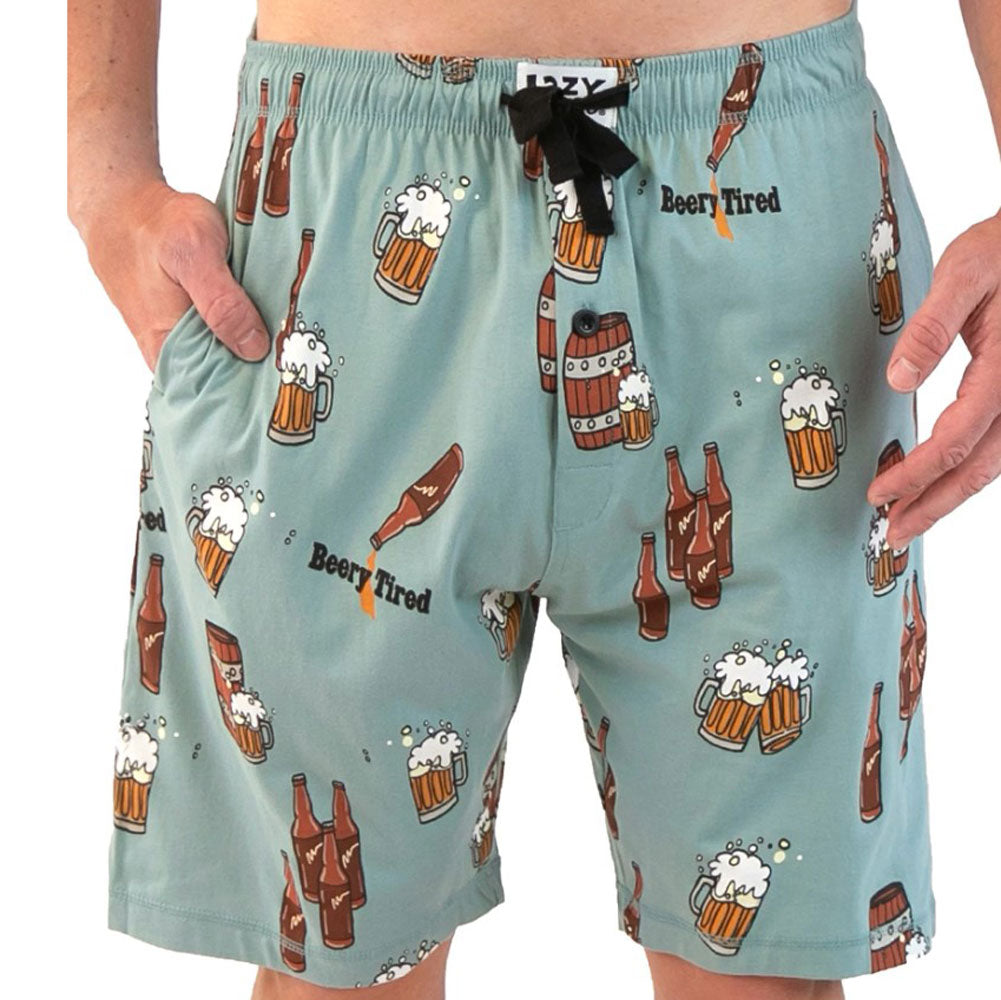 Lazy One, Beery Tired PJ Shorts