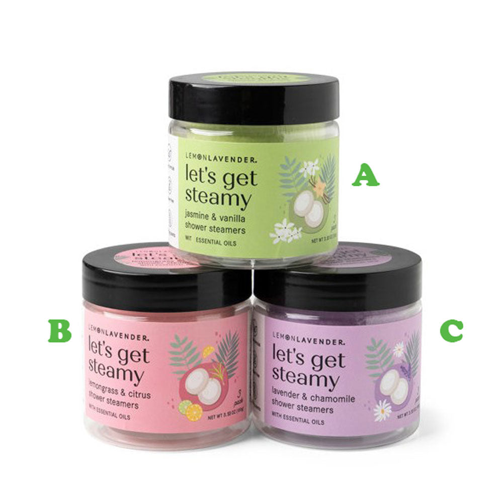 Lemon Lavender, Shower Bombs 3 pack, Assorted and Sold Separately