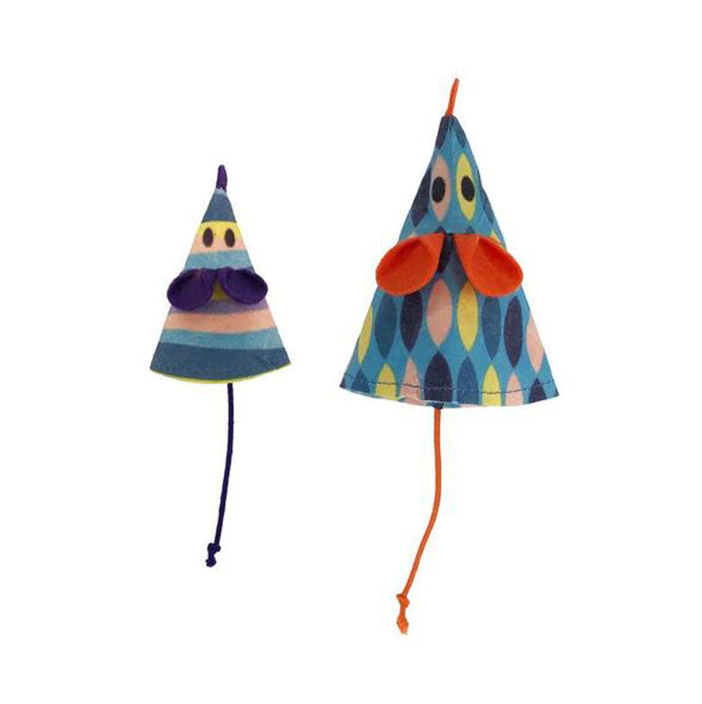 Kong, Bat-A-Bout Vibez Mouse, 2 Pack