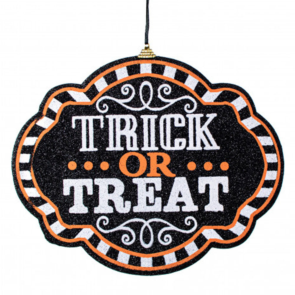 Liberty Floral, Trick Or Treat Ornament Sign, 8"