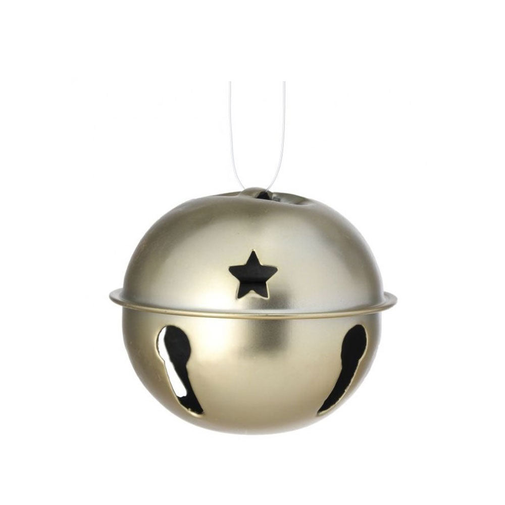 Regency, 3'' Jingle Bell Metal Ornaments, 3 Pieces