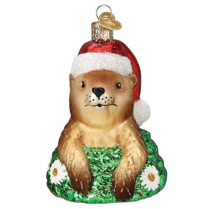 Old World, Santa Groundhog Ornament