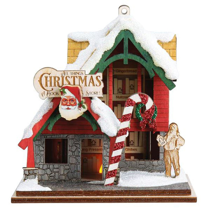 Old World, Christmas Book Store Ornament