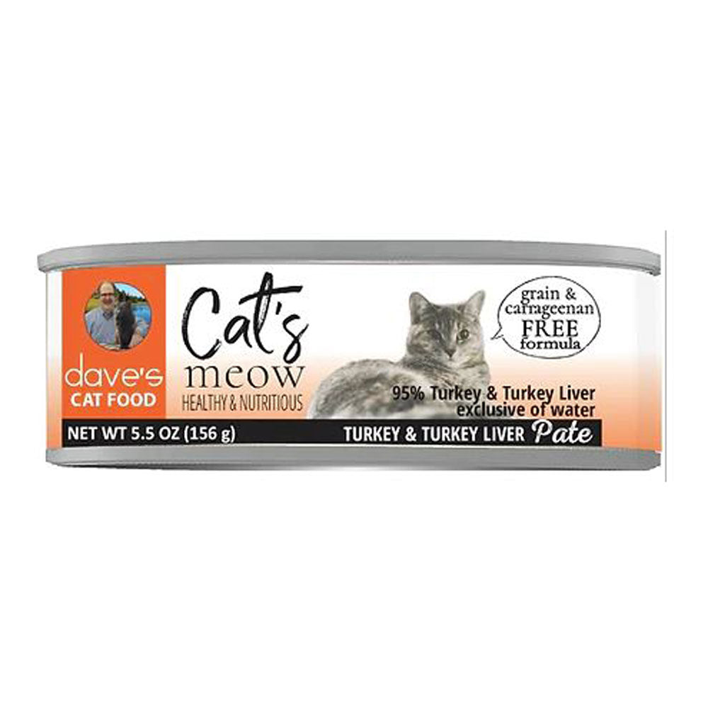 Dave's, Grain Free Pate Turkey, 5.5 oz.