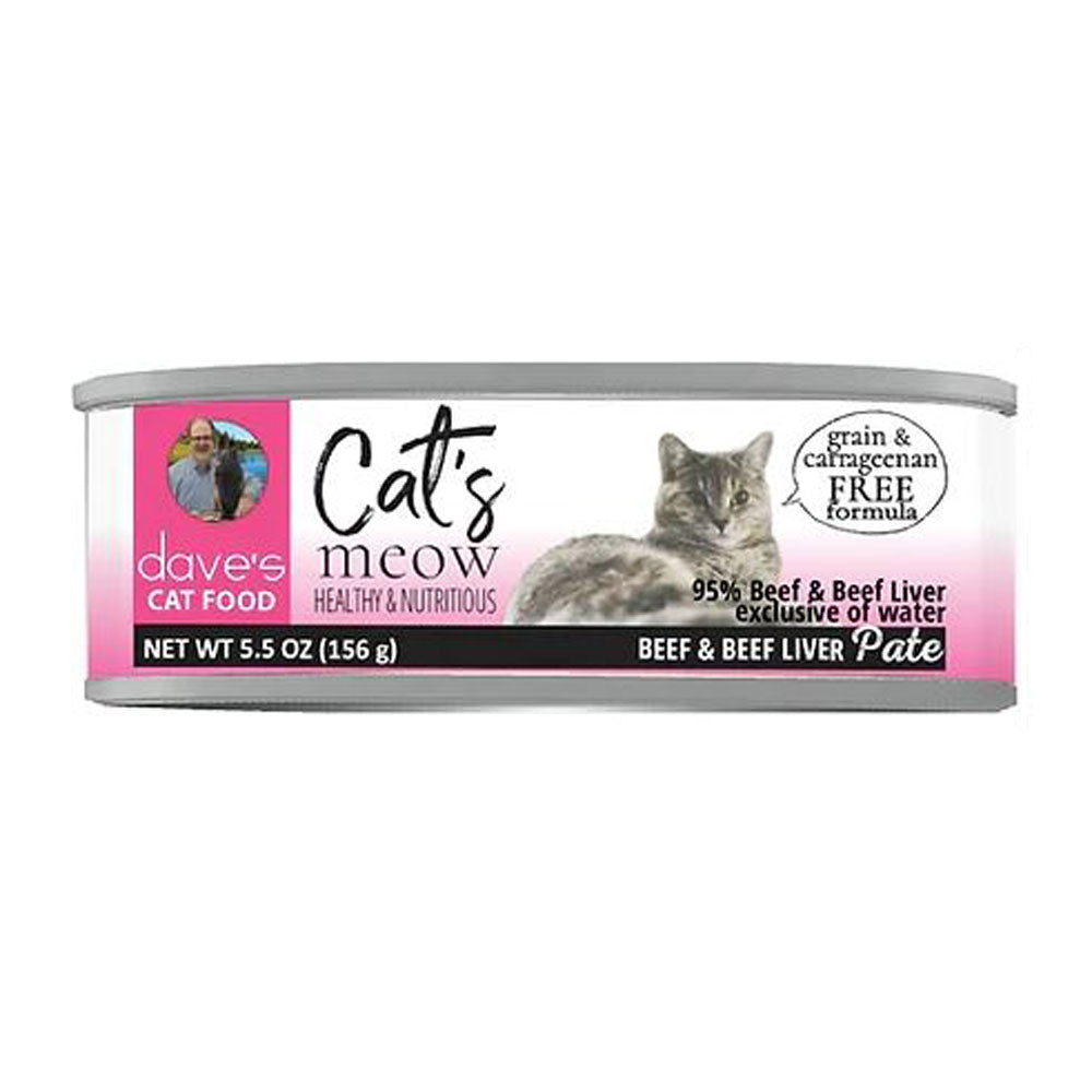 Dave's, Grain Free Pate Beef, 5.5 oz.