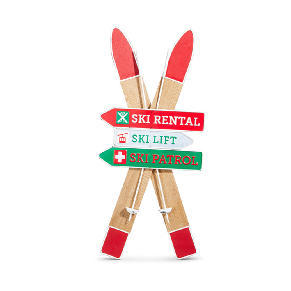 Raz Imports, 35.75'' Ski Wall Sign