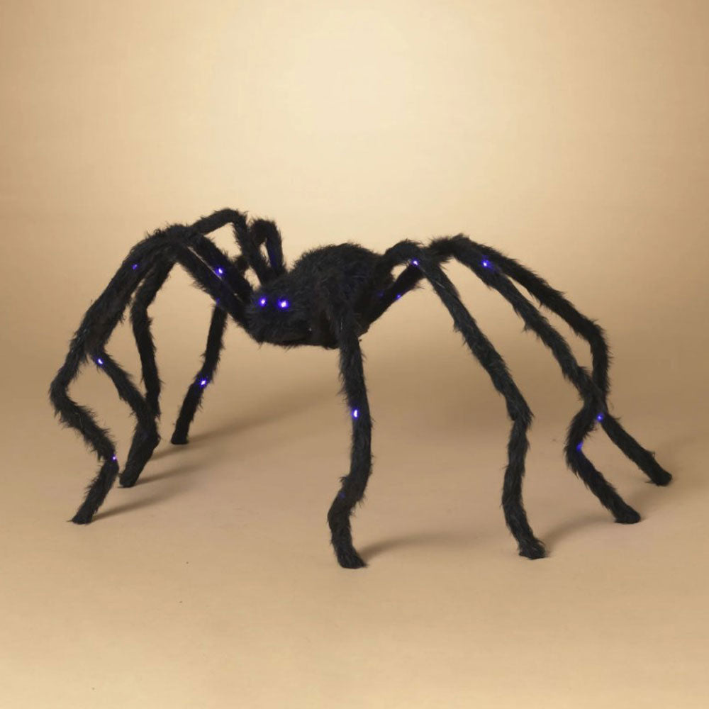 Gerson, 50''L B/O Lighted Spider w/ LED Eyes