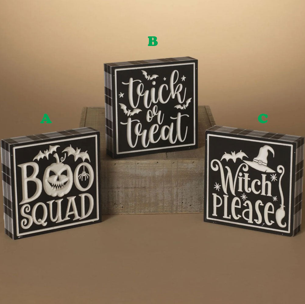 ENGRAVED HLWN WDN BLOCK AST