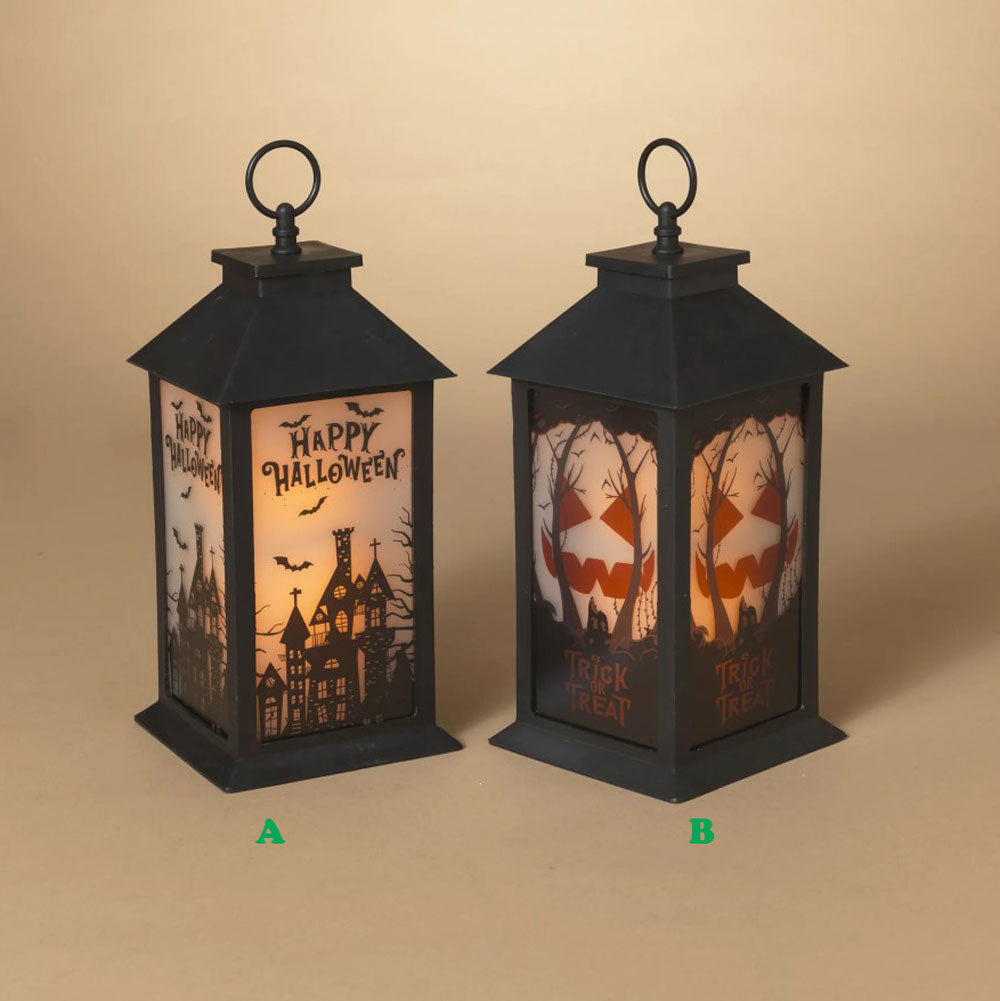 LANTERN 11.8" HLWN B/O LED CNDL