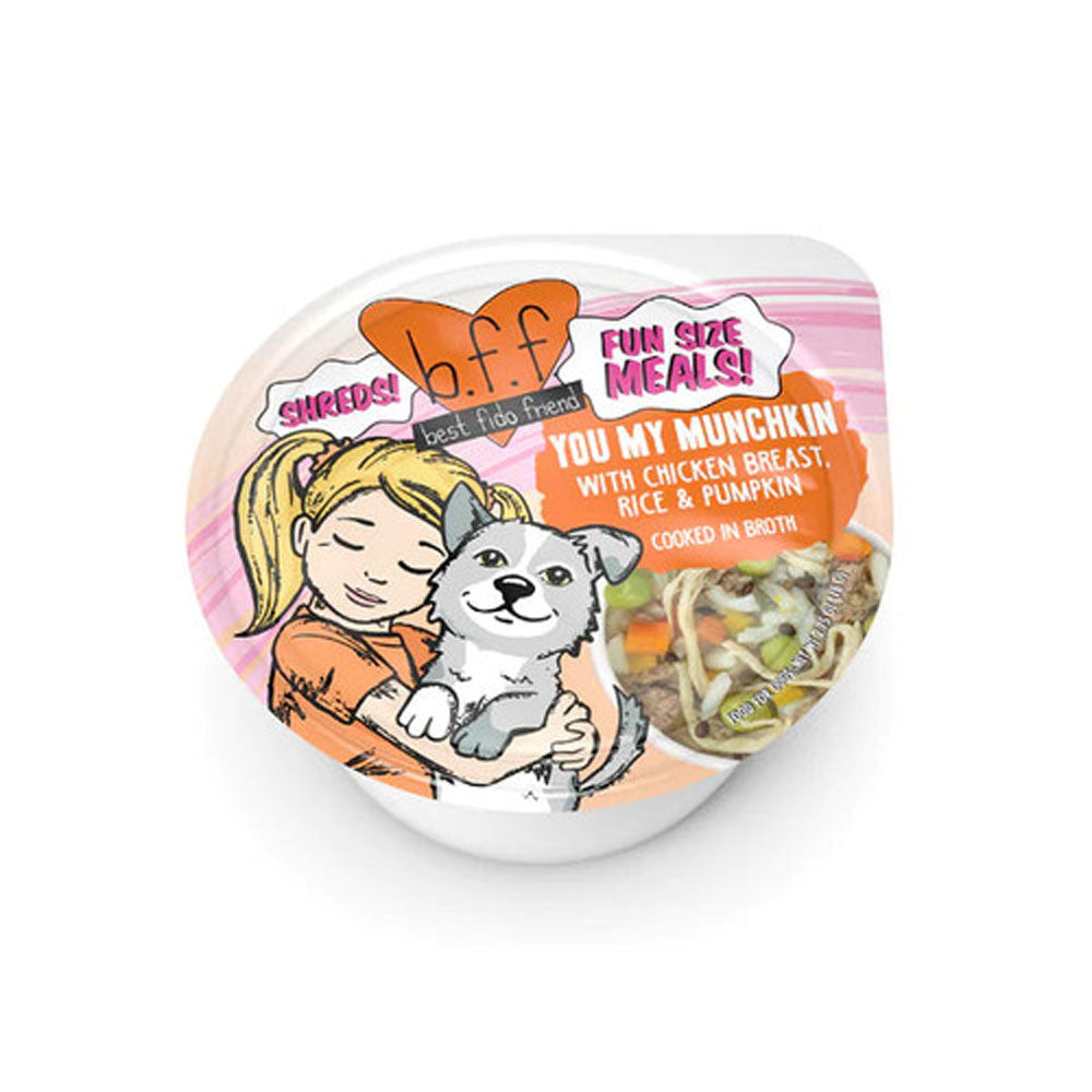 Weruva, BFF You My Munchkin Chicken, Rice, & Pumpkin Recipe, 2.7 oz.