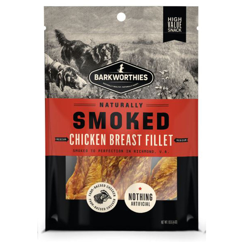 Barkworthies, Smoked Chicken Fillet, 4 oz.