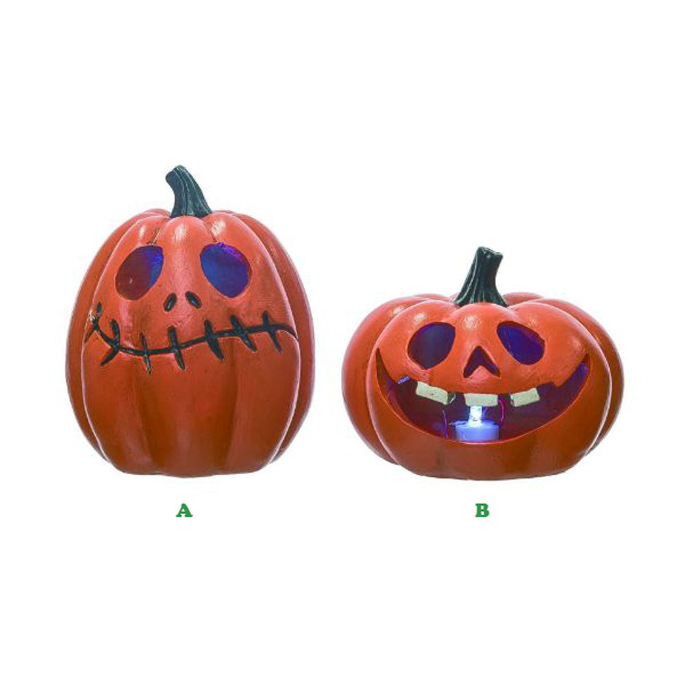 Transpac, Jack-O-Lantern Resin Light Up, Assorted and Sold Separately