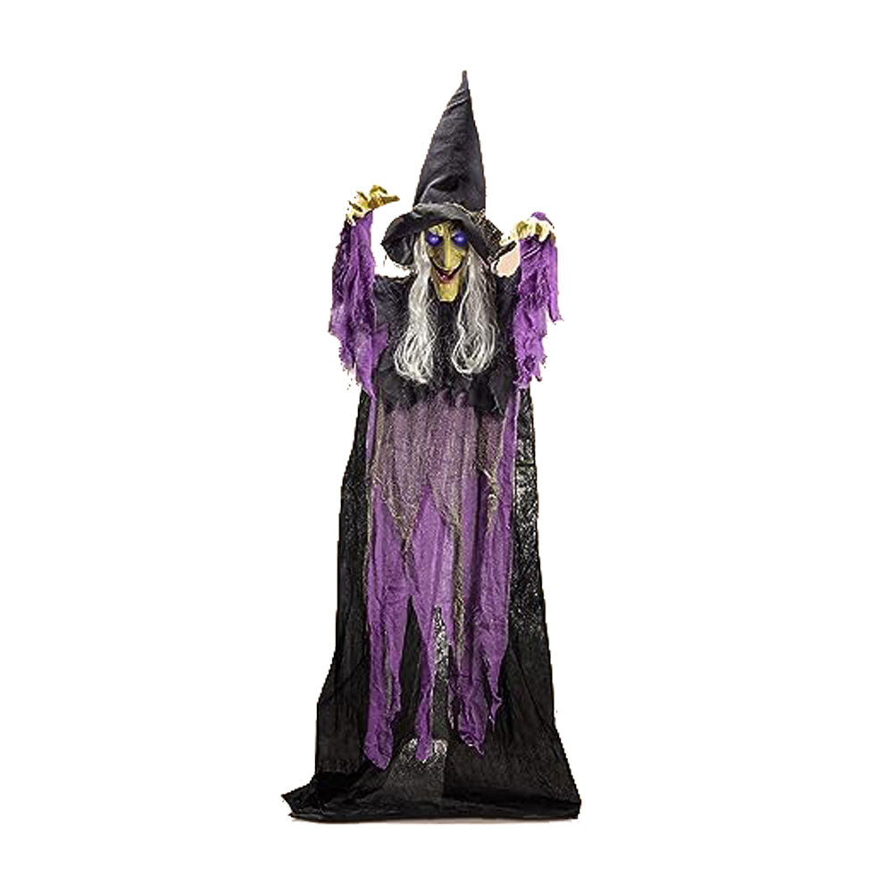 C&F, Hanging Witch, Light Up & Sound, 72"