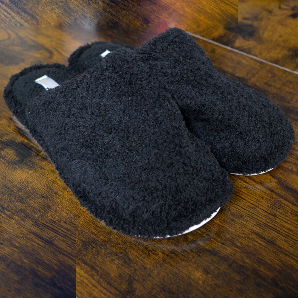 Jane Marie, Black Closed Toe Slipper, Assorted Sizes