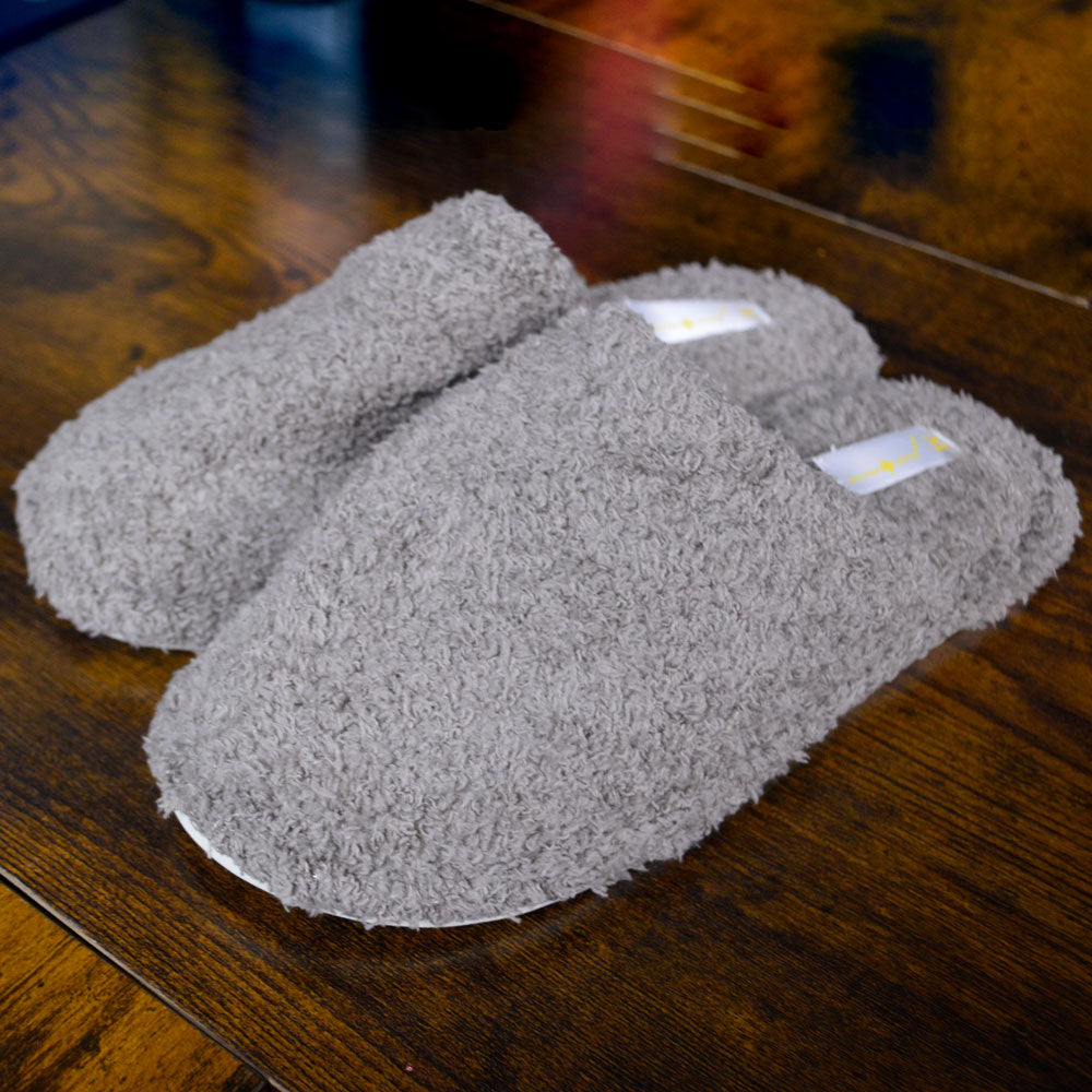 Jane Marie, Taupe Closed Toe Slipper, Assorted Sizes