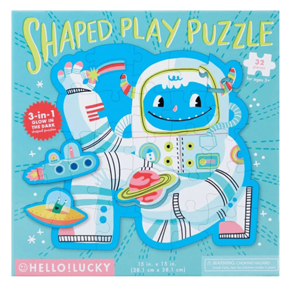 CR Gibson, Hello Lucky Yeti Shaped Puzzle