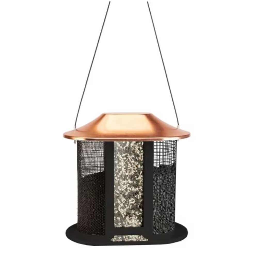 Panacea, Copper Top Modern Farmhouse Double Feeder