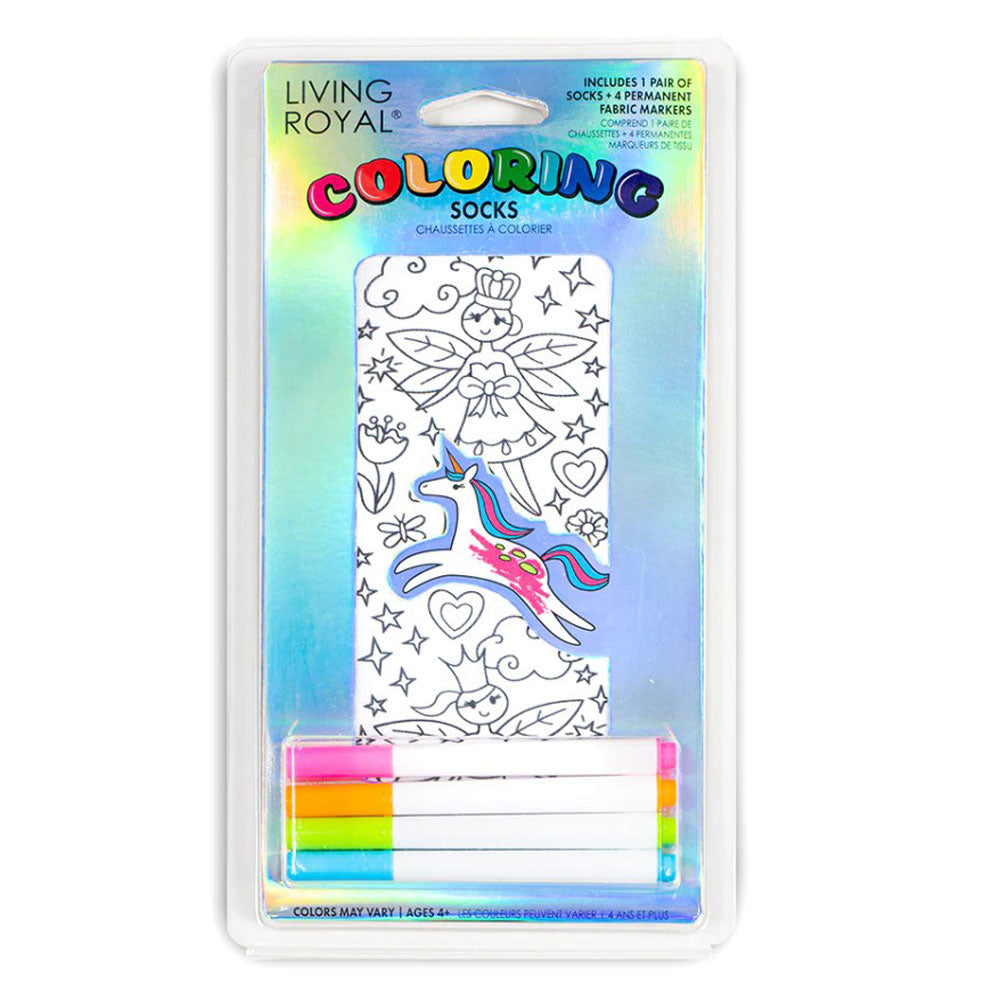 Living Royal, Fairy Princess Coloring Socks