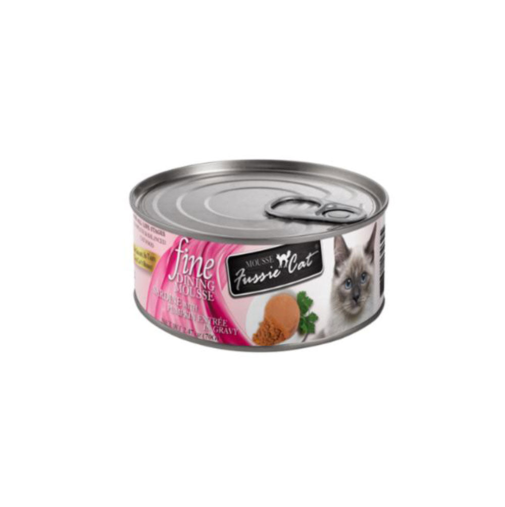 Fussie Cat, Sardine & Pumpkin Mousse, 2.8 oz.