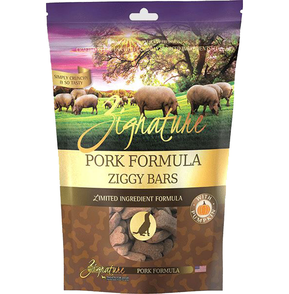 Zignature, Ziggy Bar, Ground Fed Pork, 12 oz.