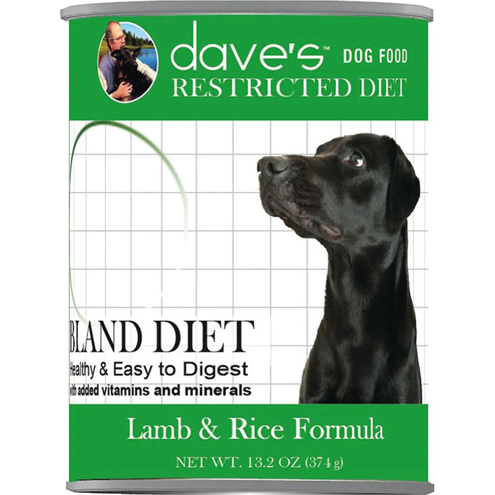 Dave's, Grain Free Bland Lamb & Rice, 13.2 oz.