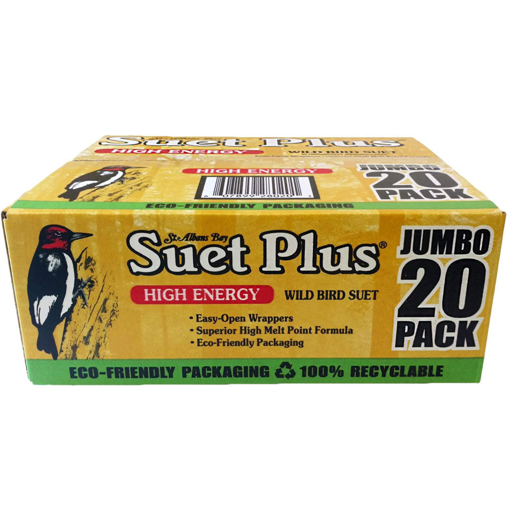 St Alan's Bay, Suet Plus Jumbo High Energy, 20pk