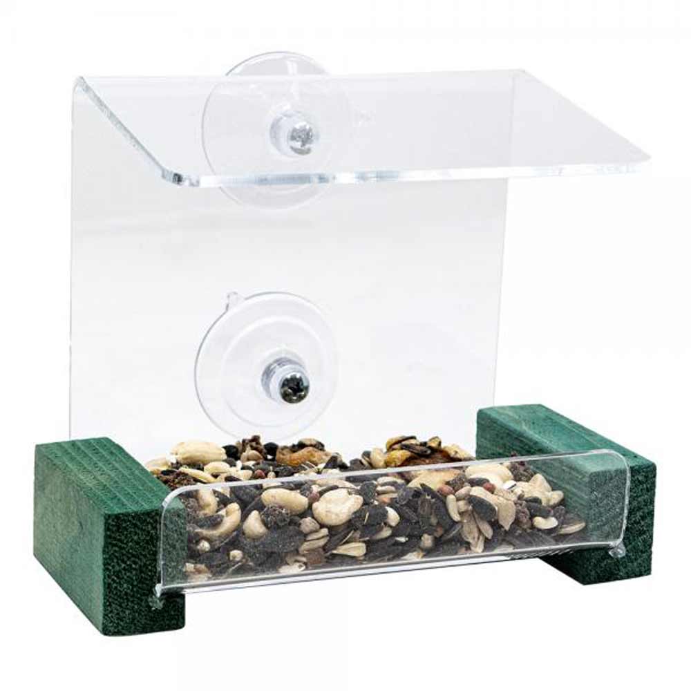 Songbird, Mini Window Feeder, Green