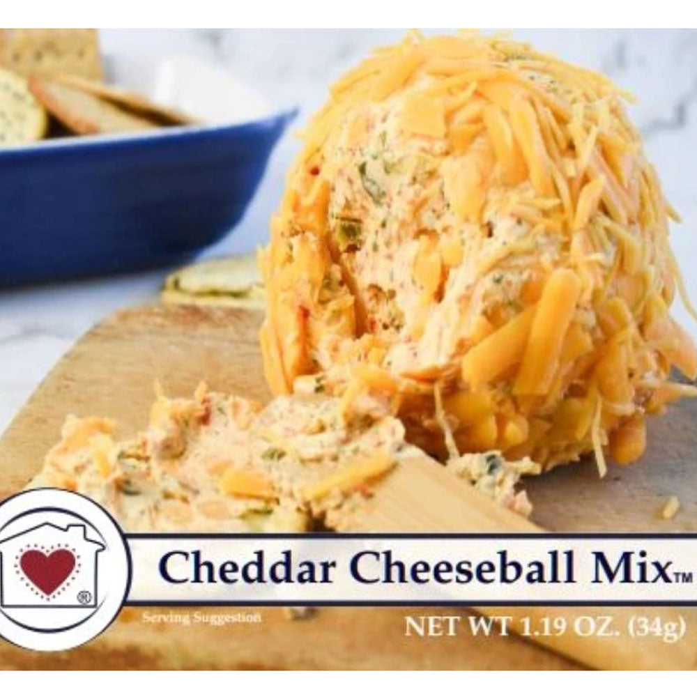 Country Home Creations, Cheddar Cheeseball Dip Mix, 1.19 oz.