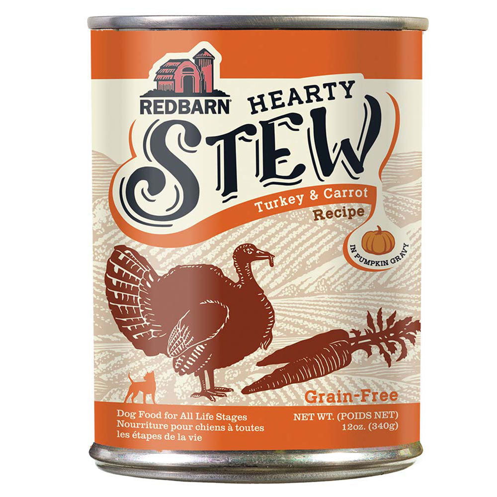 Redbarn, Grain Free Turkey & Carrots Stew, 12 oz. Can